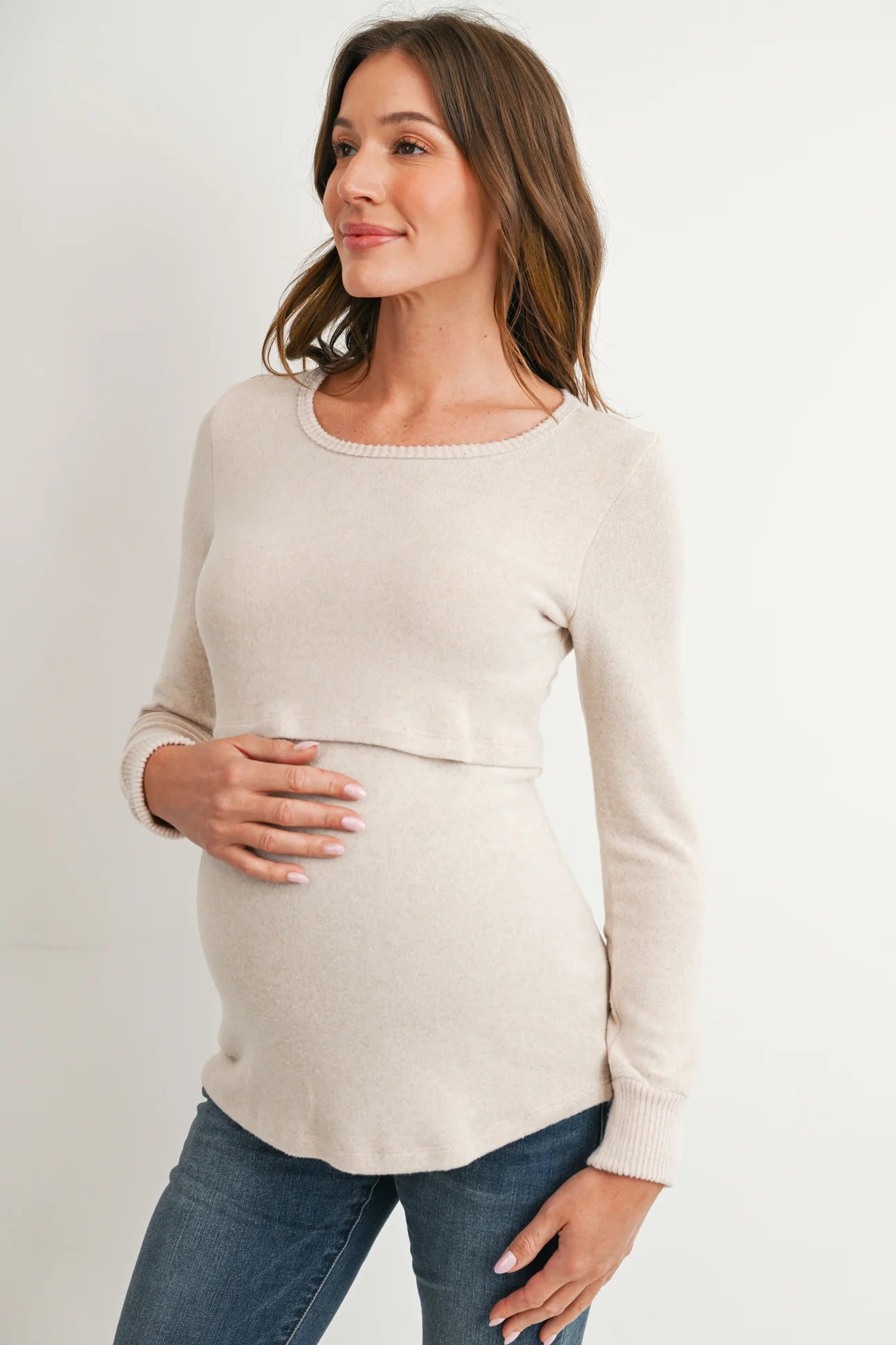 Anita Cozy LS Nursing Friendly Tee