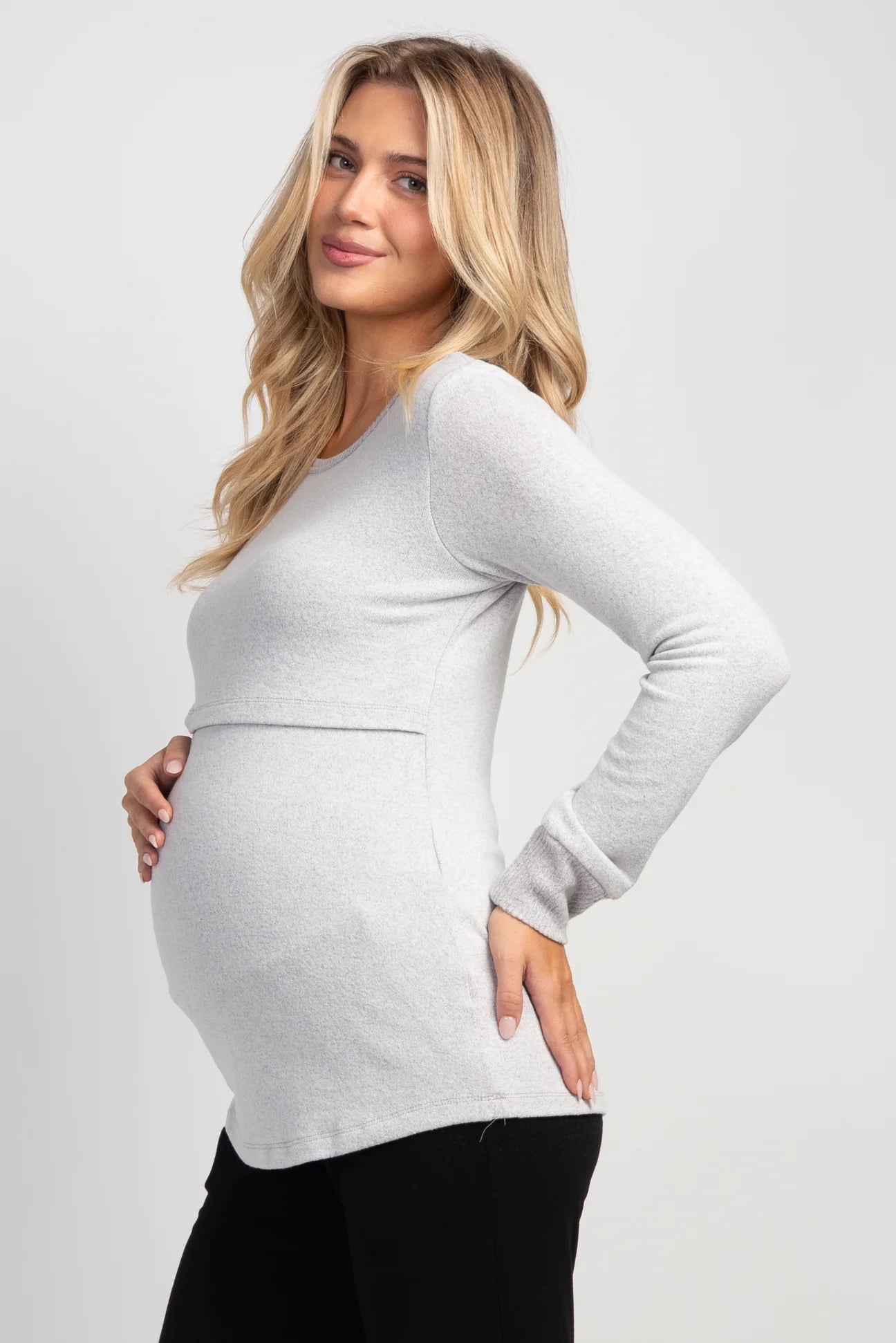 Anita Cozy LS Nursing Friendly Tee