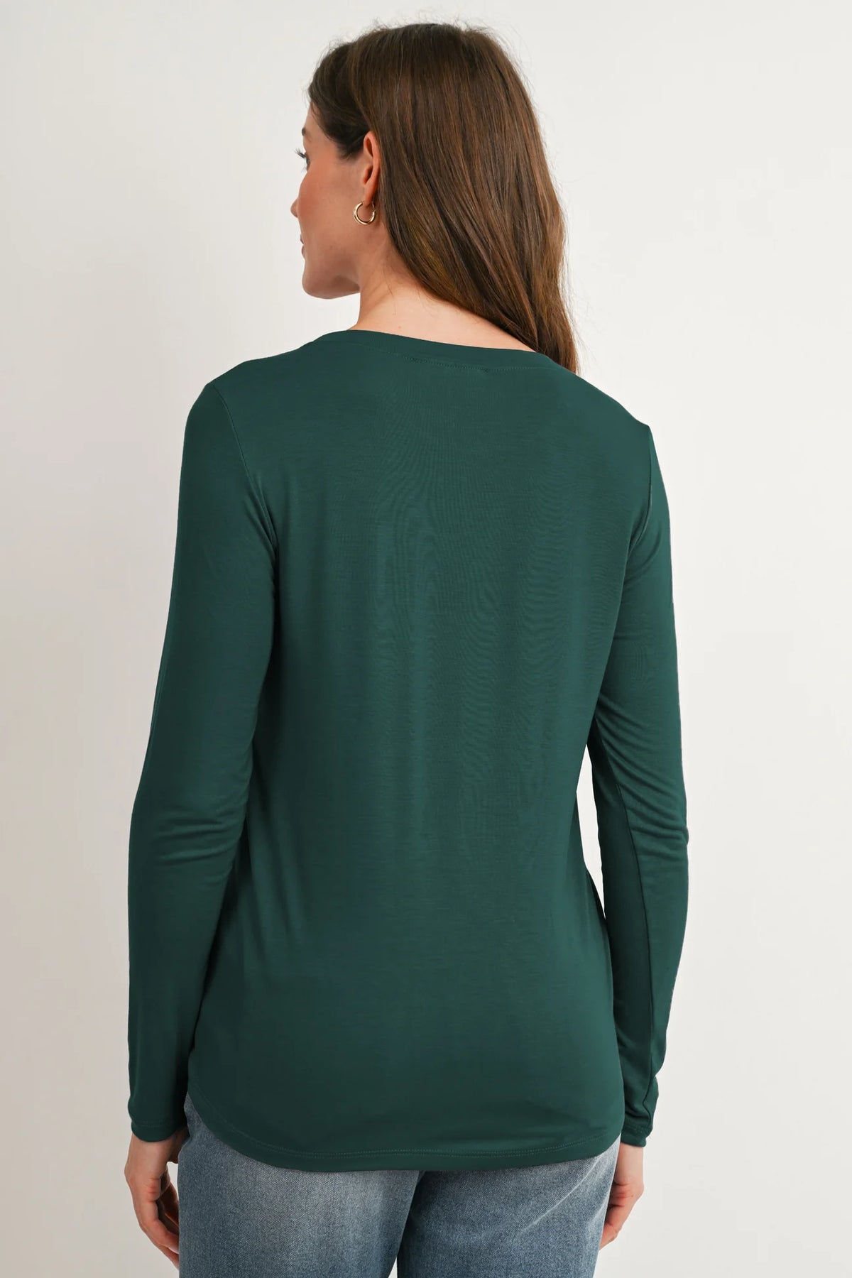 Trina Asymmetric Nursing Tee - Yo Mama Maternity