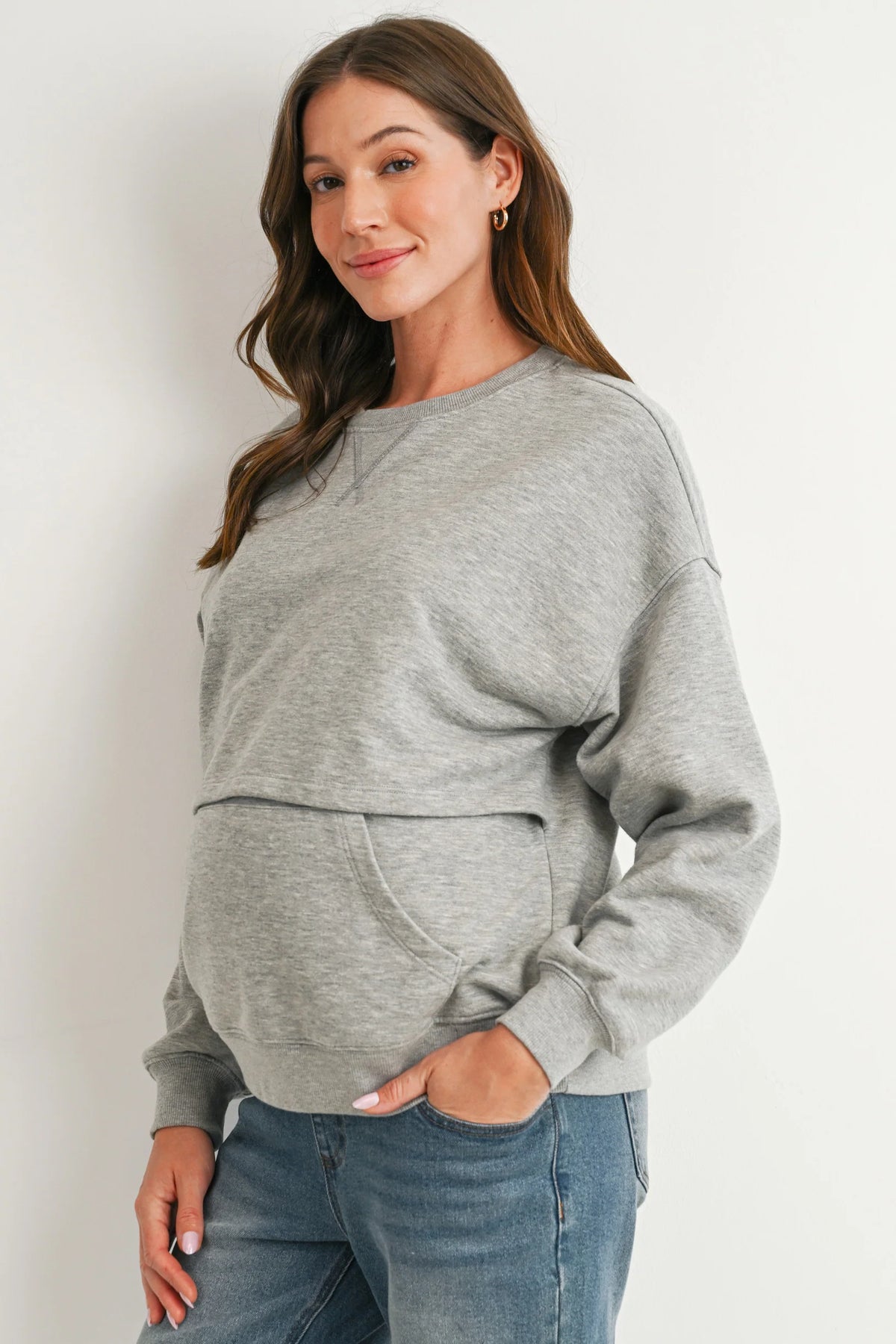 Karly Crewneck Sweatshirt - Yo Mama Maternity