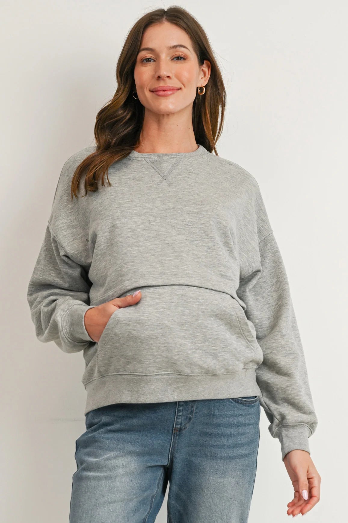 Karly Crewneck Sweatshirt - Yo Mama Maternity
