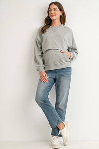 Karly Crewneck Sweatshirt - Yo Mama Maternity