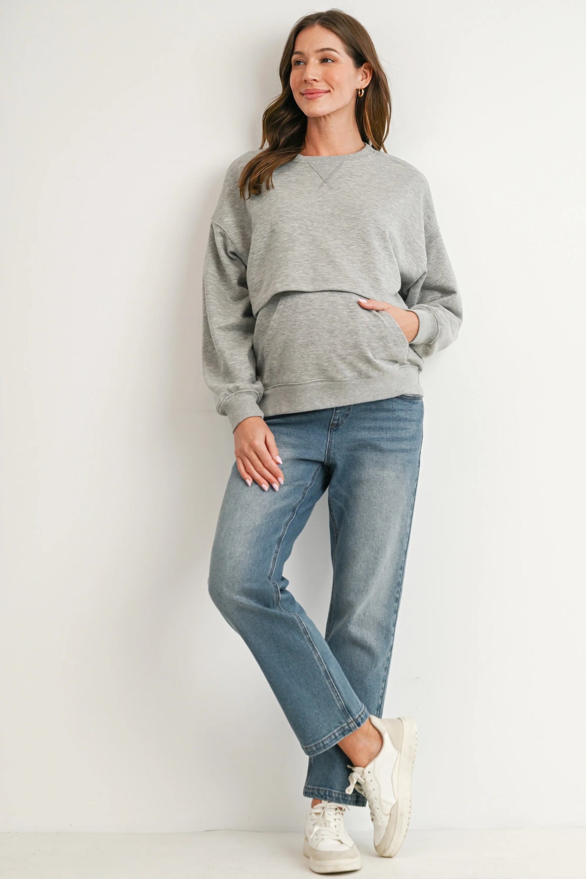 Karly Crewneck Sweatshirt - Yo Mama Maternity