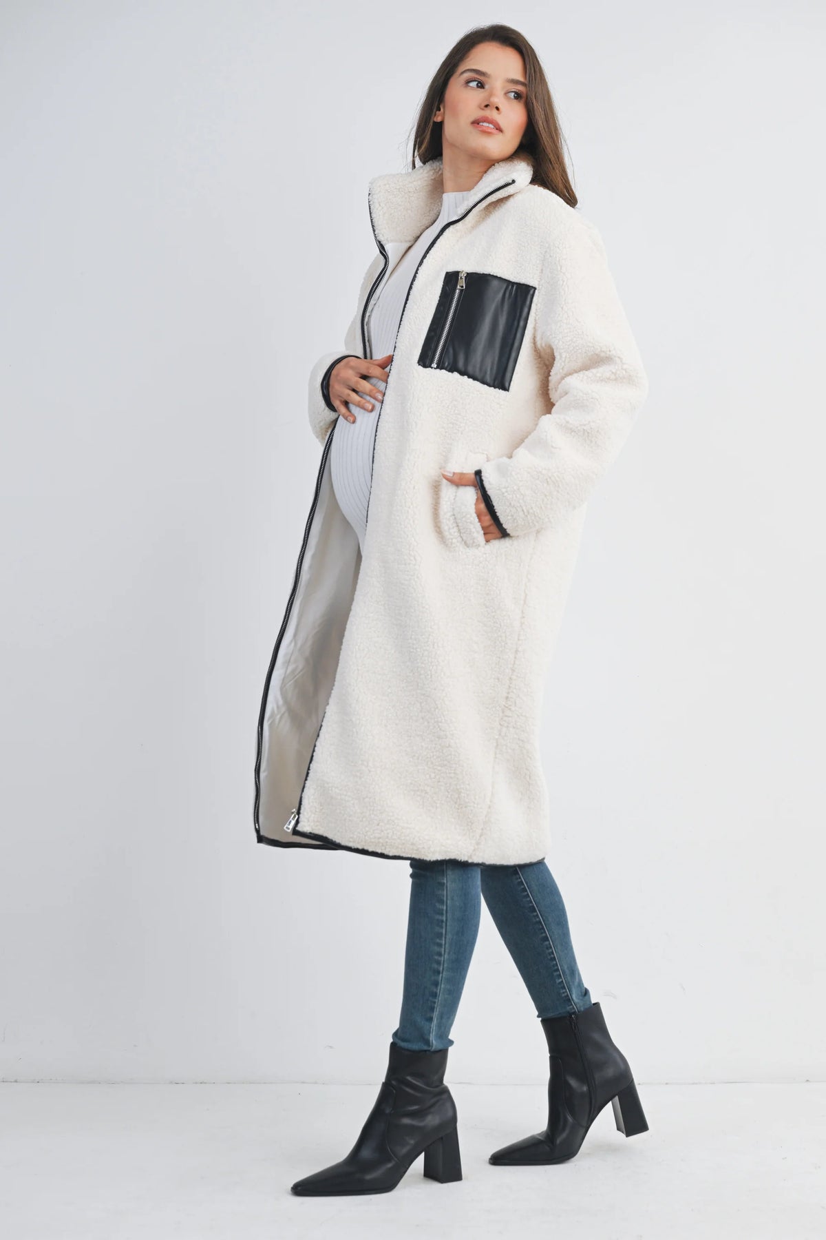 Louise Long Oversized Teddy Coat