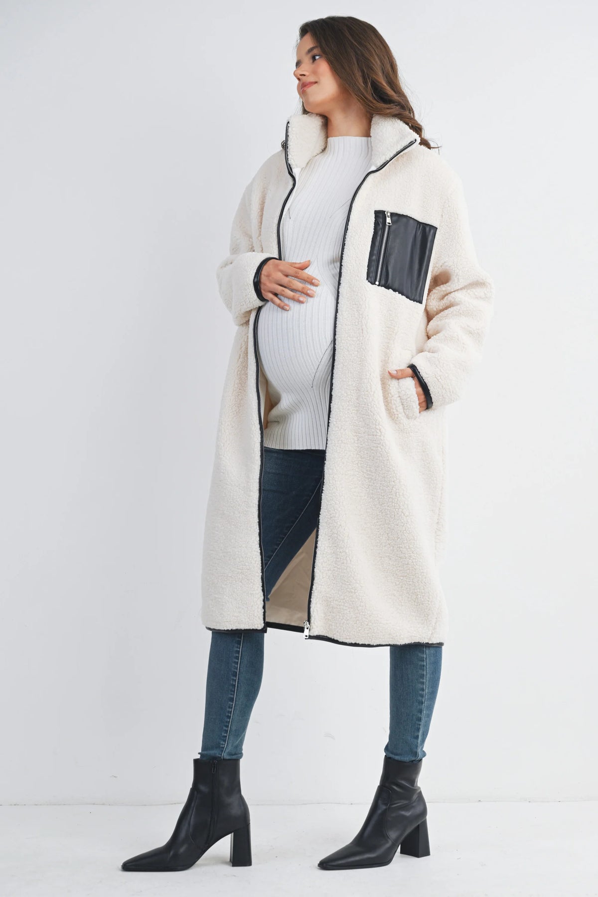 Louise Long Oversized Teddy Coat