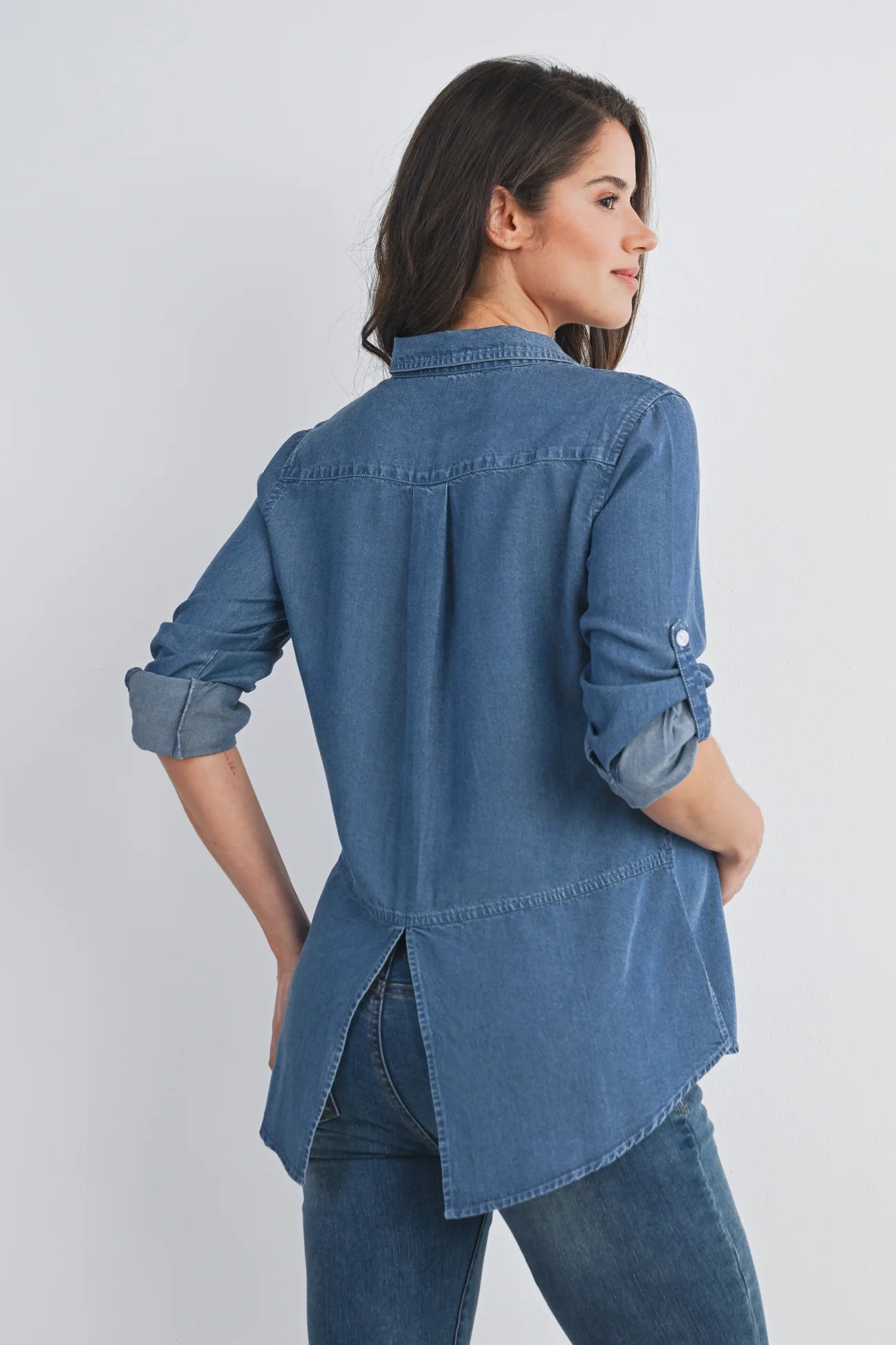 Dixie Denim Shirt - Yo Mama Maternity