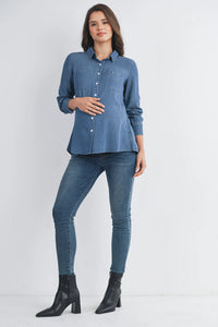 Dixie Denim Shirt - Yo Mama Maternity