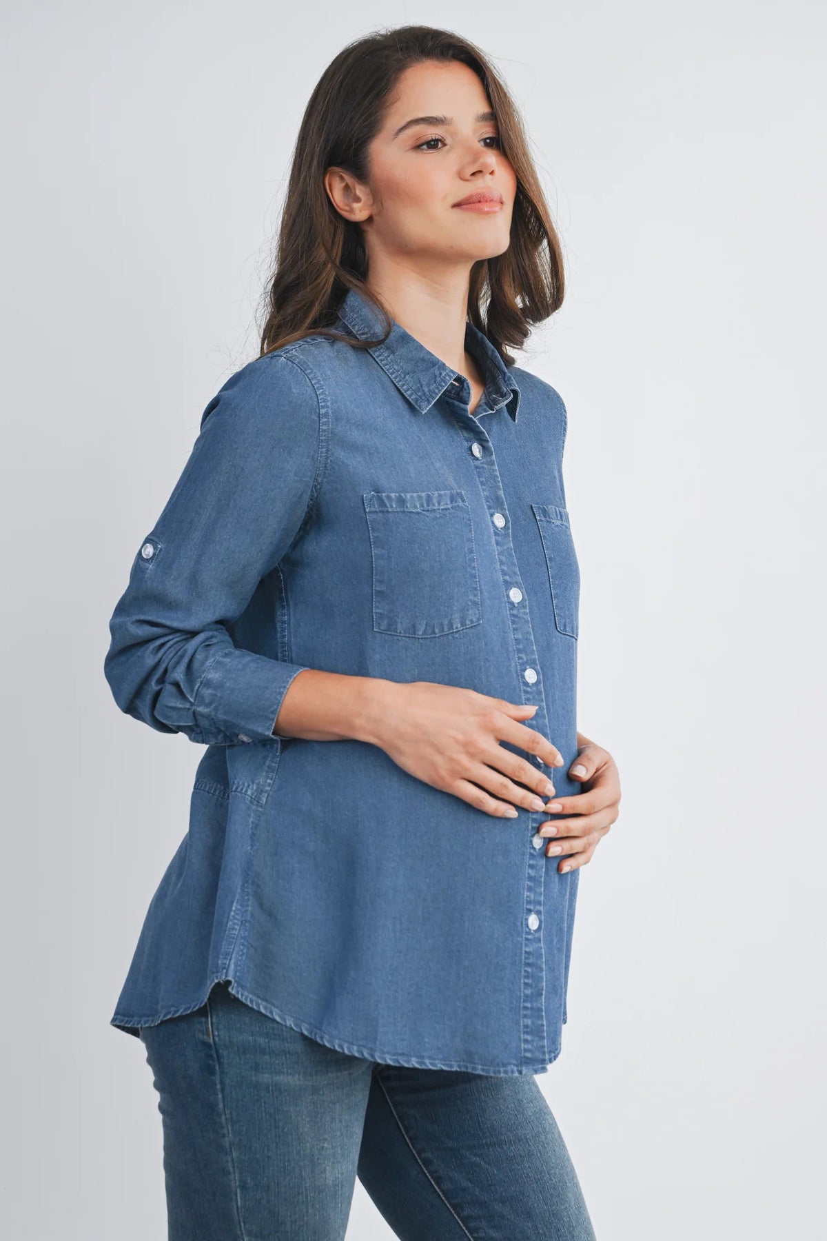 Dixie Denim Shirt - Yo Mama Maternity