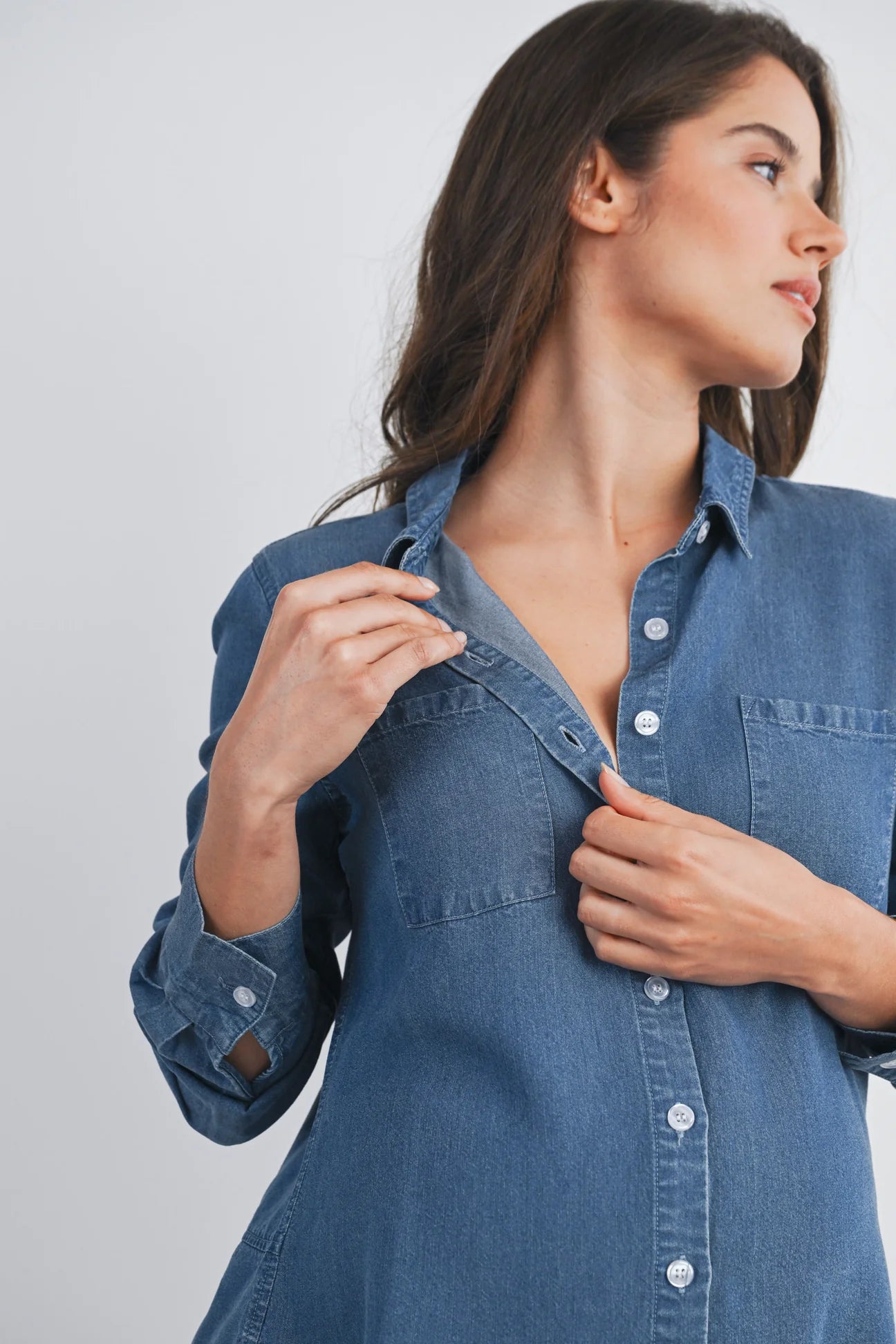 Dixie Denim Shirt - Yo Mama Maternity