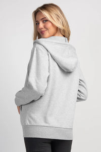 Lily Full Zip Maternity Hoodie - Yo Mama Maternity