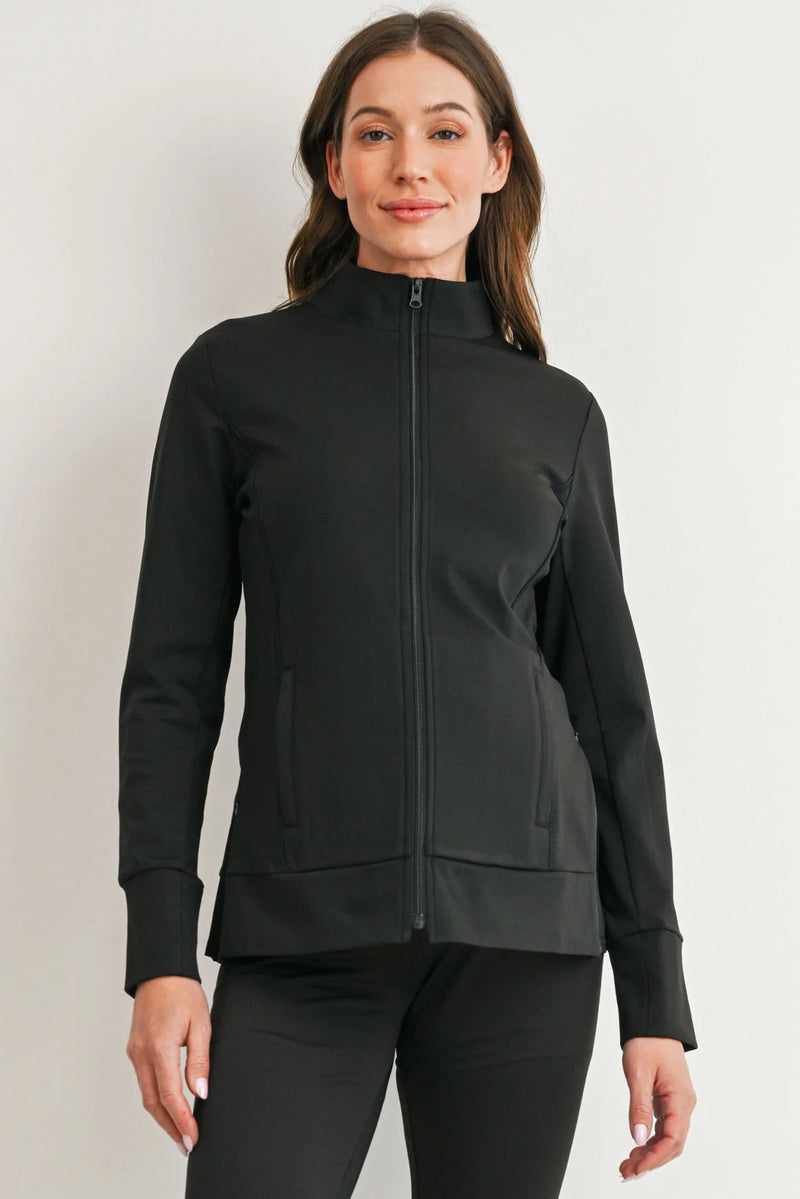 Torie Sporty Full Zip Jacket - Yo Mama Maternity