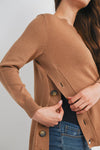 Briana Button Side Knit