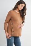 Briana Button Side Knit