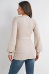 Kate Ribbed Sweater w/ Belt