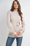 Kate Ribbed Sweater w/ Belt