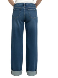 Cuffed Wide Leg Maternity Denim - Yo Mama Maternity
