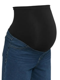 Cuffed Wide Leg Maternity Denim - Yo Mama Maternity