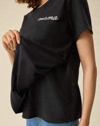 Embroidered Classic Cotton Nursing Tee