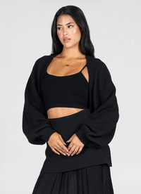 Cotton Knit Shrug Knit