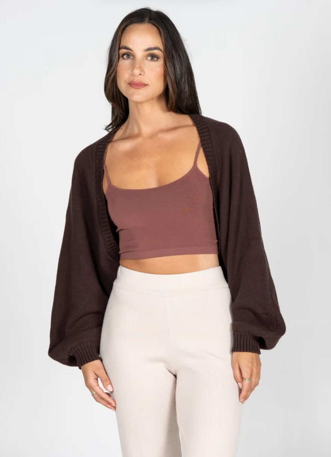 Cotton Knit Shrug Knit