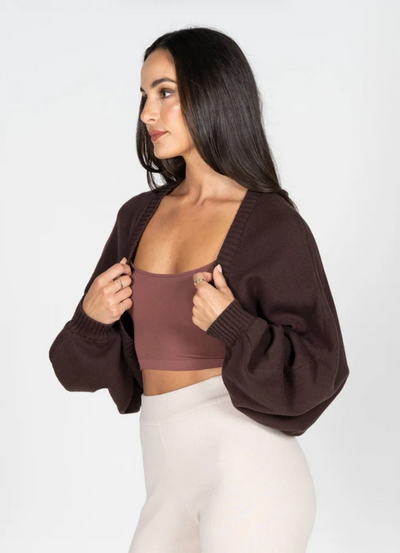 Cotton Knit Shrug Knit