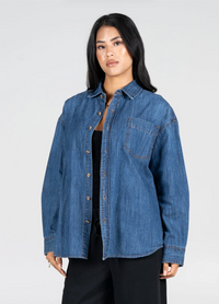 Oversized Denim Shirt