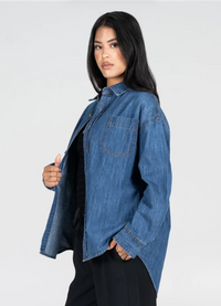 Oversized Denim Shirt