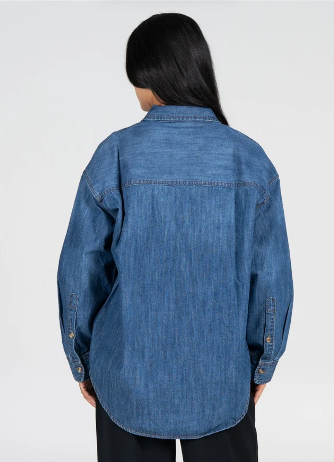 Oversized Denim Shirt