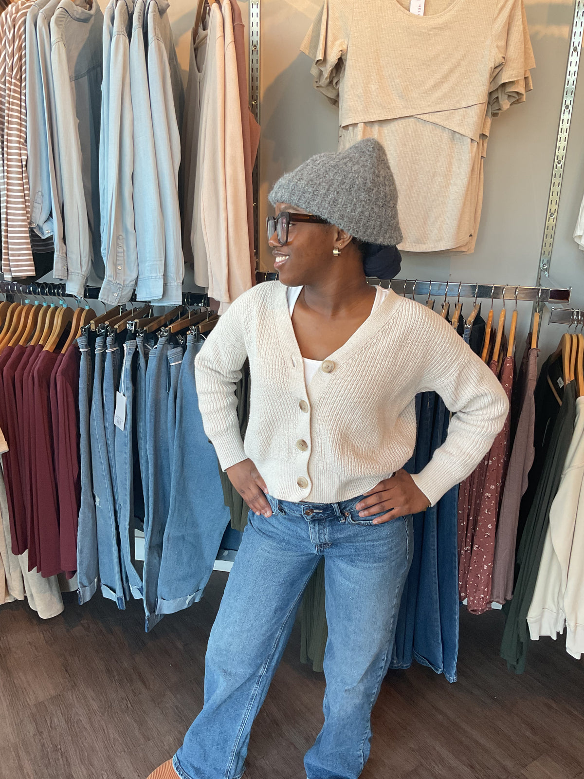 RIBBED BEANIE HAT - Yo Mama Maternity