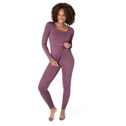 Buy Kindred Bravely Bella Ribbed Maternity Pajamas  Maternity Pajama  Loungewear Set, Navy Blue, XX-Large at