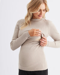 Lift Up Nursing Knit - Yo Mama Maternity