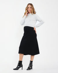 A-Line Knit Skirt - Yo Mama Maternity