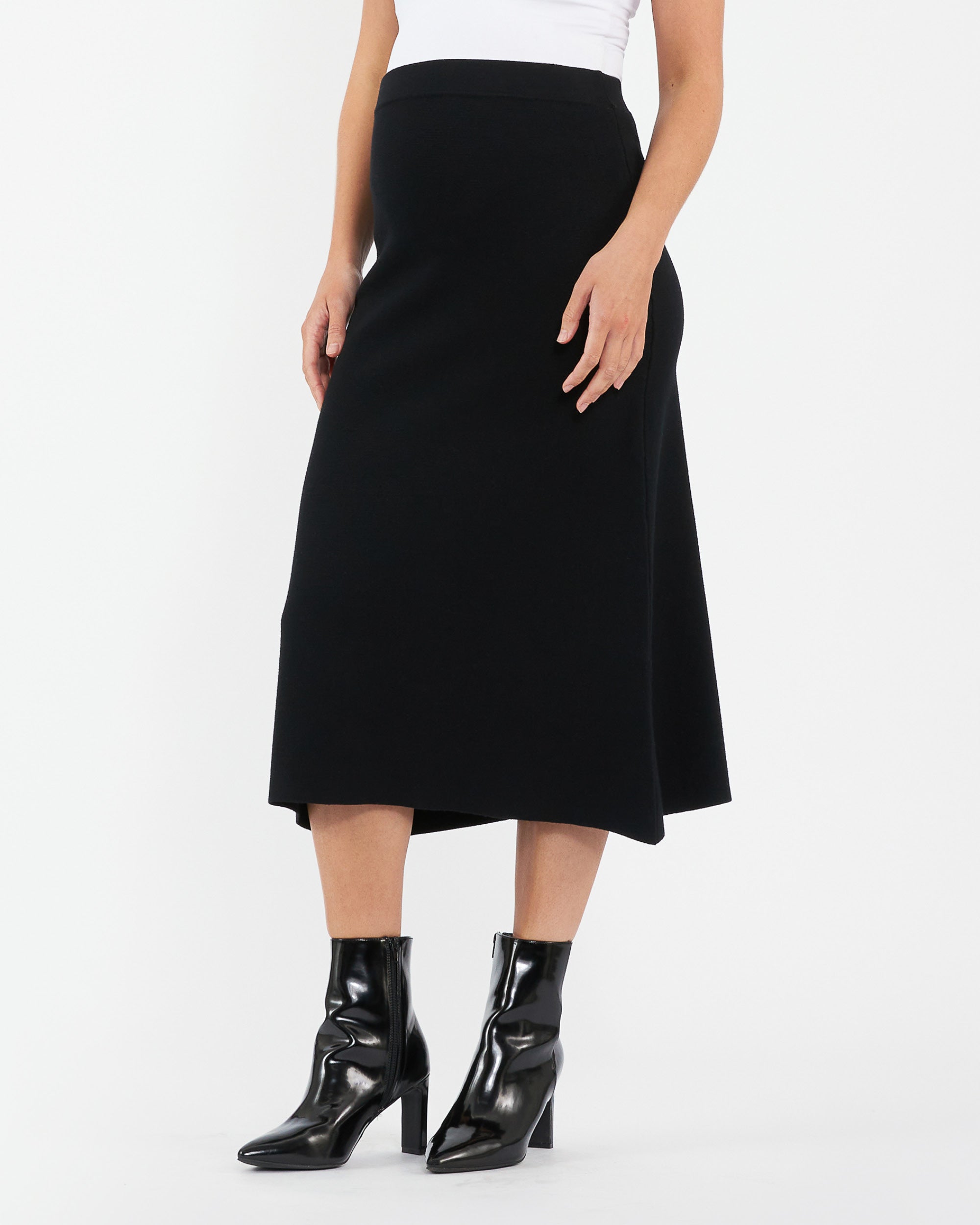 A-Line Knit Skirt - Yo Mama Maternity