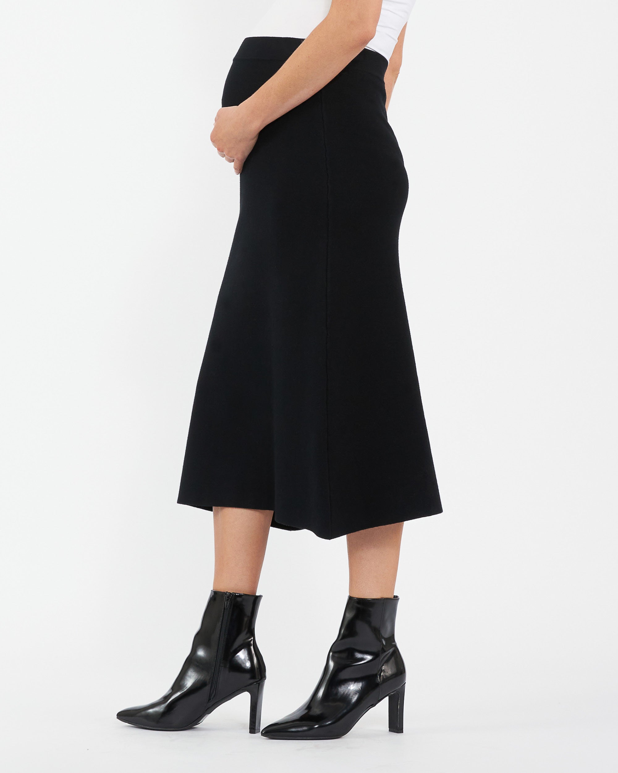 A-Line Knit Skirt - Yo Mama Maternity