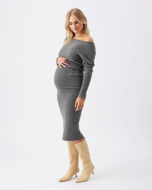 Tobie Off Shoulder Knit Dress