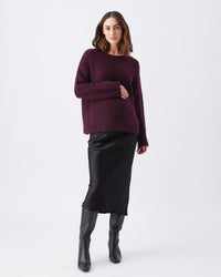 Crystal Satin Skirt - Yo Mama Maternity