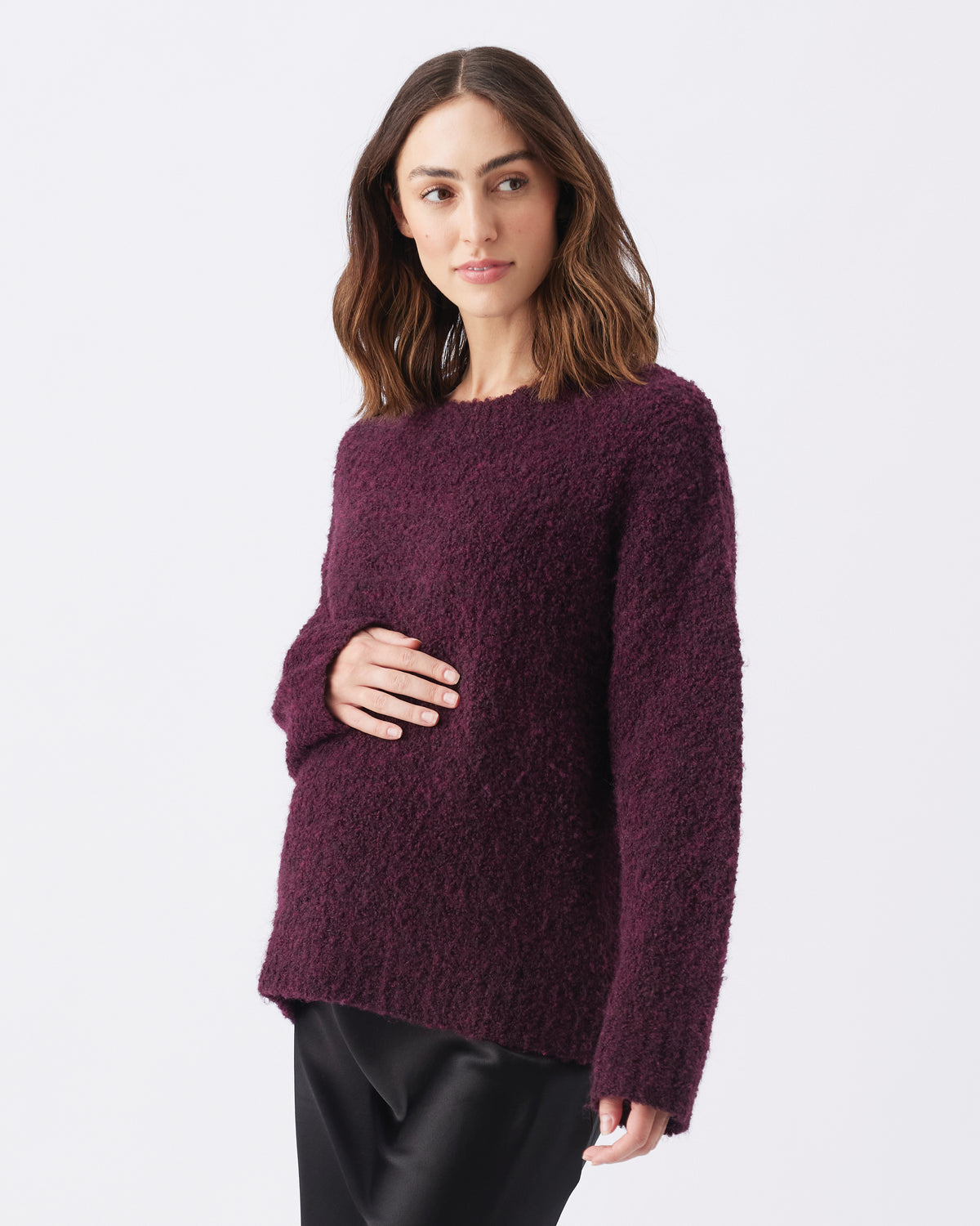Theo Cozy Knit Sweater - Yo Mama Maternity