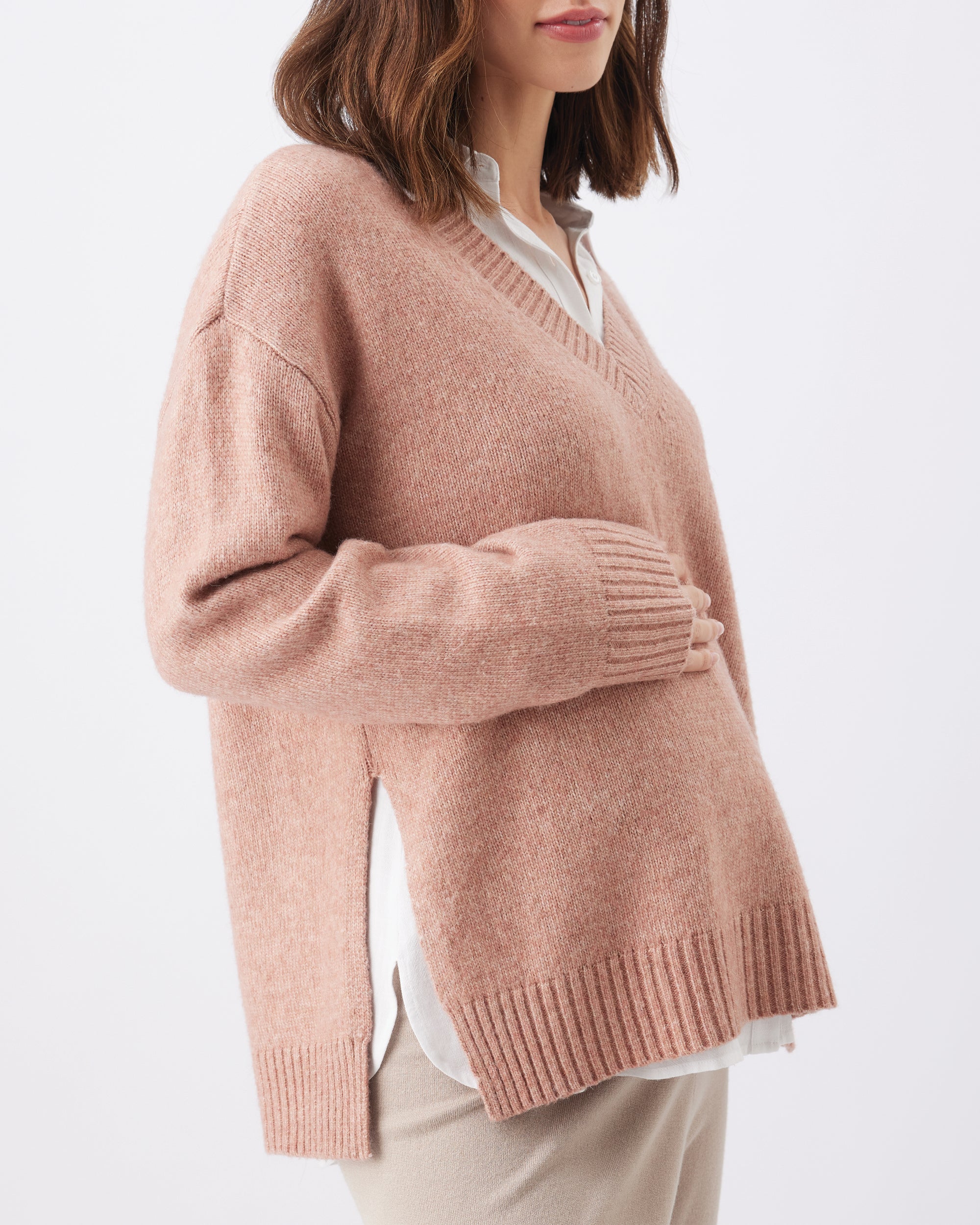 Vara VNeck Sweater - Yo Mama Maternity