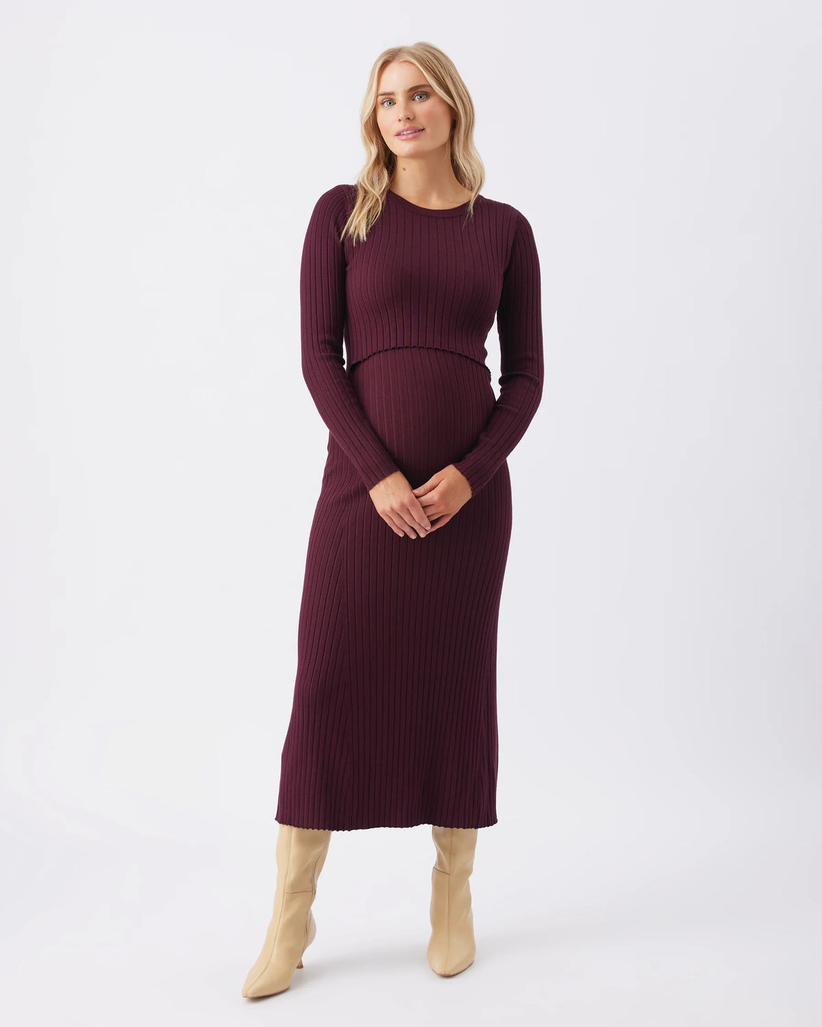 Eden Knit Nursing Friendly Dress