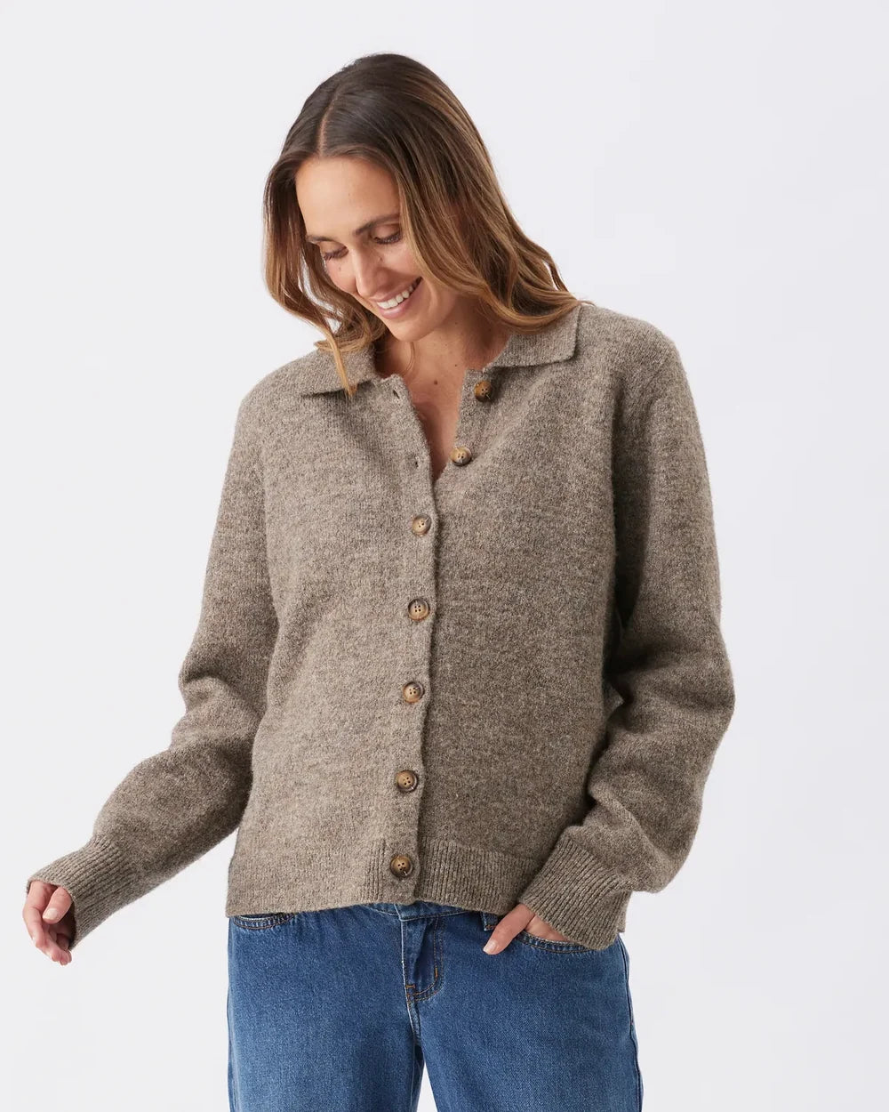 Brodie Collared Cardigan