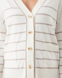 Ellis Striped Cardigan - Yo Mama Maternity