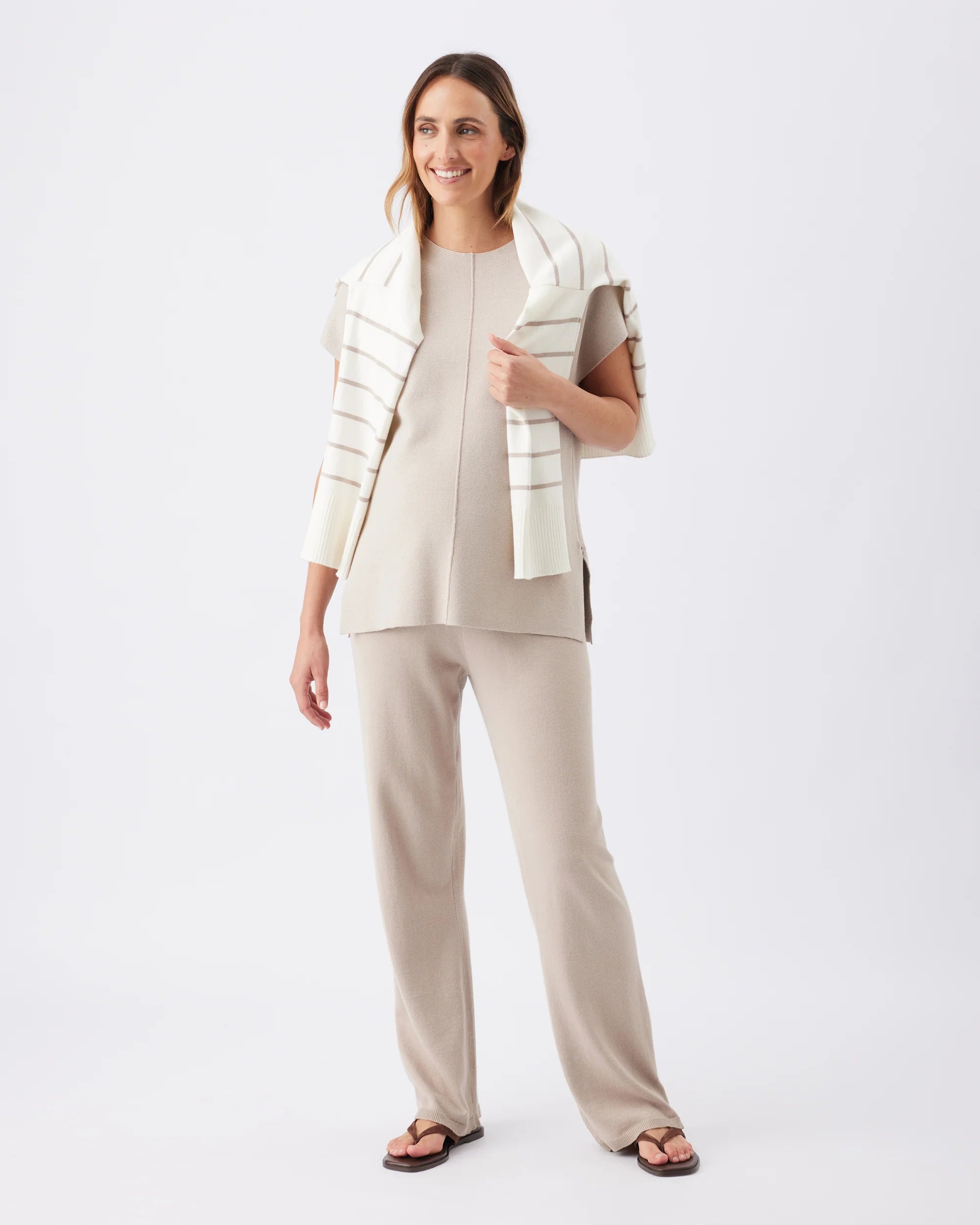 Ellis Striped Cardigan - Yo Mama Maternity