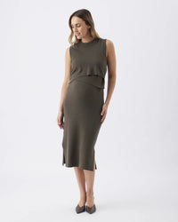 Layered Knit Dress