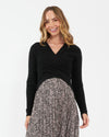 Willa Cross Over Crop Sweater