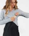 Willa Cross Over Crop Sweater