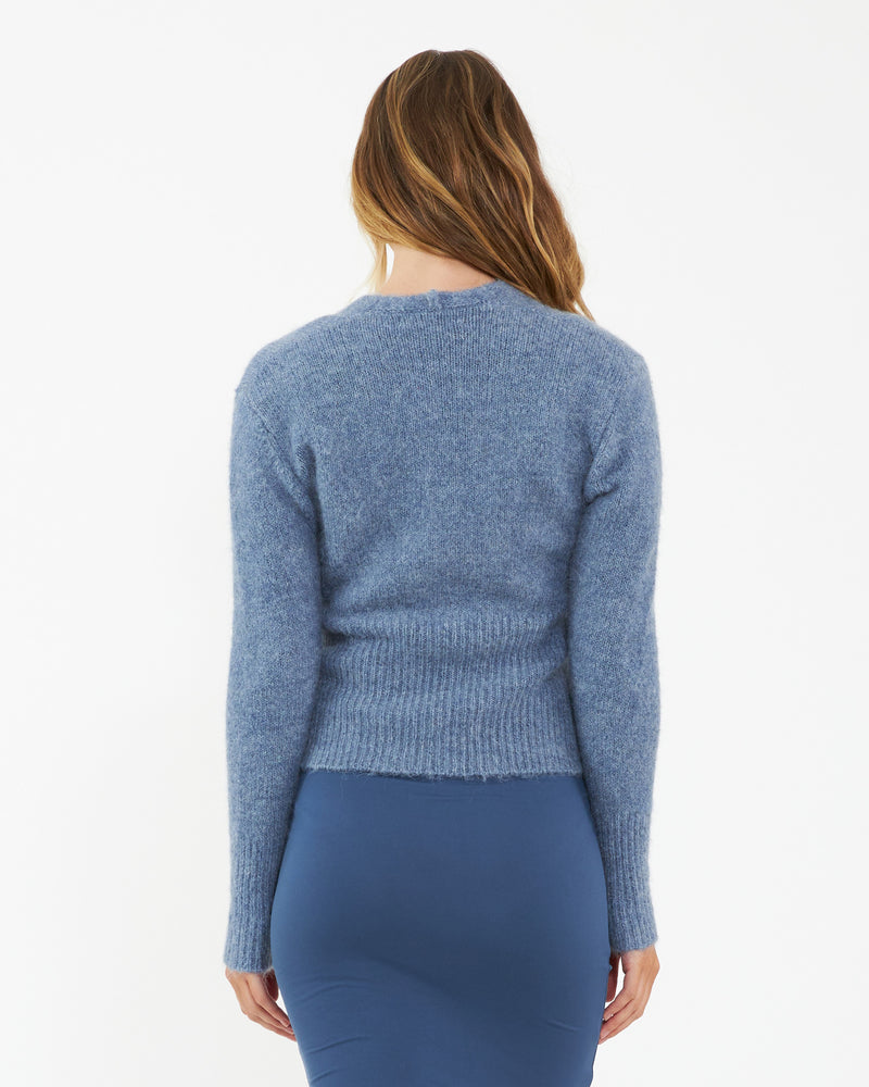 Nala Knot Front Crop Sweater