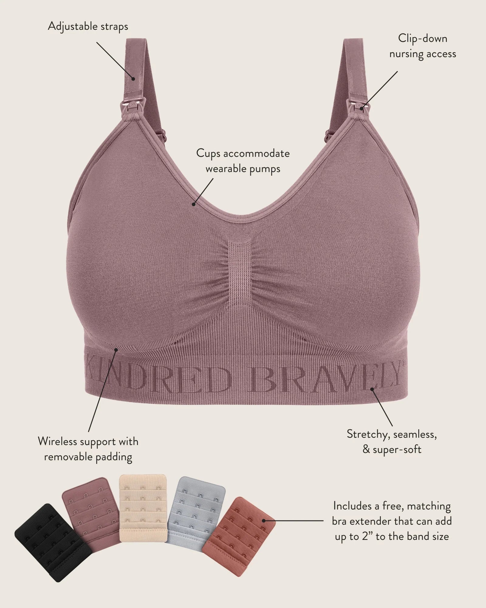 Simply Sublime Busty Bra - Yo Mama Maternity