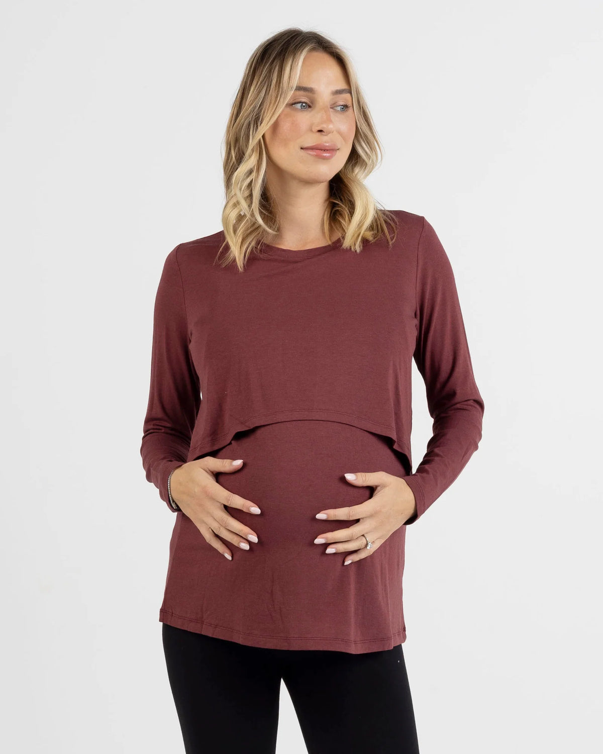 Leoni Solid Tee - Yo Mama Maternity