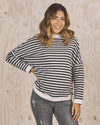 Corine Stripe Sweatshirt