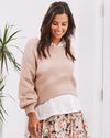 Sylvie Knitted Crop Sweater